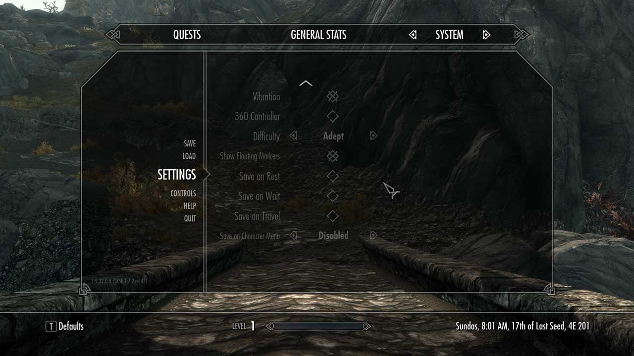 Guide Skyrim Configuration Settings Step Modifications Wiki